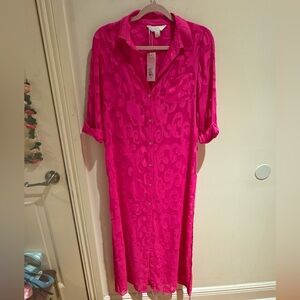 NWT Lilly Pulitzer natalie maxie cover up passion fruit